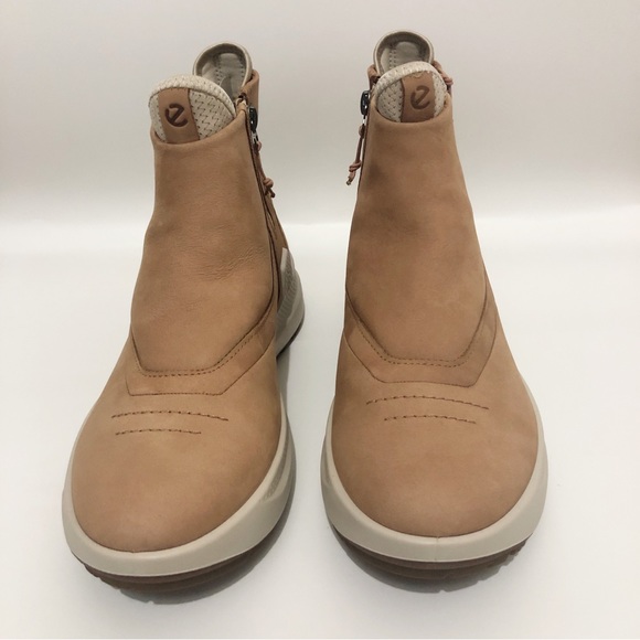 🆕 ECCO Women Solice Caramel Mid Zip Leather Boot Shoe size 8 - Picture 4 of 9